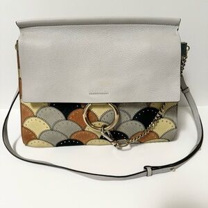 Chloe Faye Patchwork Shoulder Bag